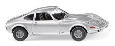 Wiking 080410 - H0 - Opel GT - metallic silber